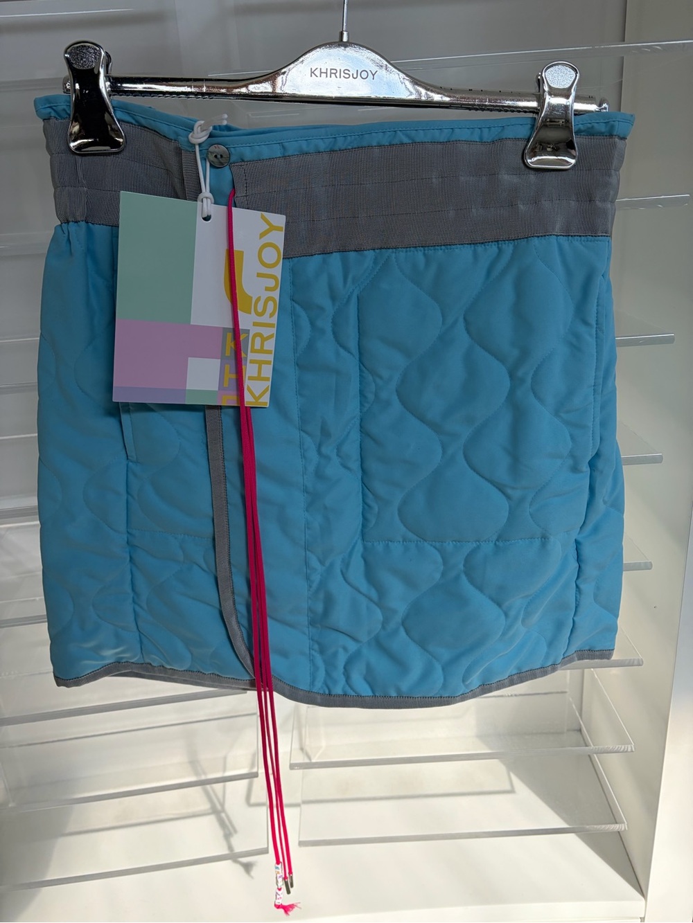 Khris Joy Quilted Skirt - Heavenly